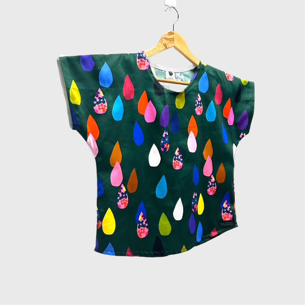 Custom Short sleeve - DOOPS Flower Drops top