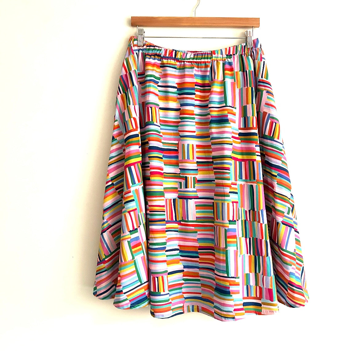 Mid length Skirt - Flights over Fields (L)
