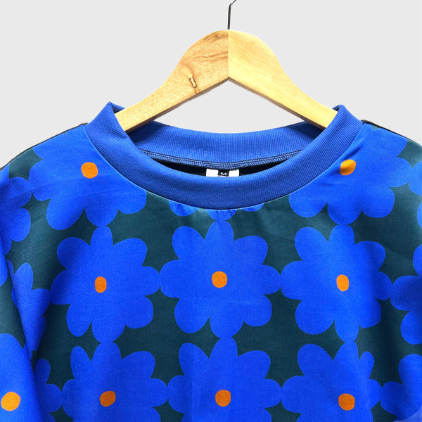 Batwing top - DOOPS Cornflower Blue (L)