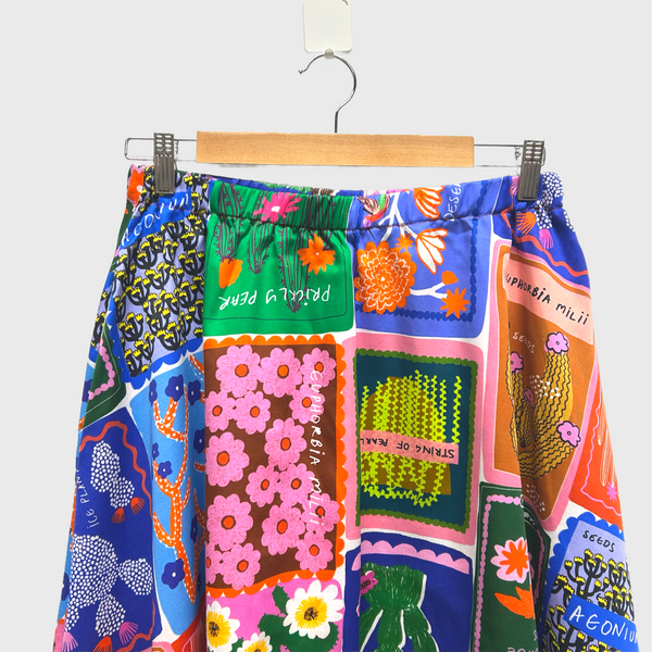 Mid length Skirt - DOOPS Succulent Love (M)