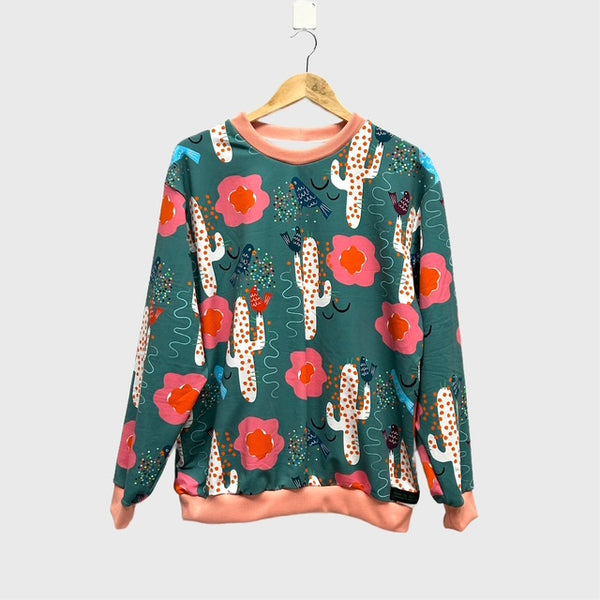 Long Sleeve top - DOOPS Birdy Cacti - Preorder