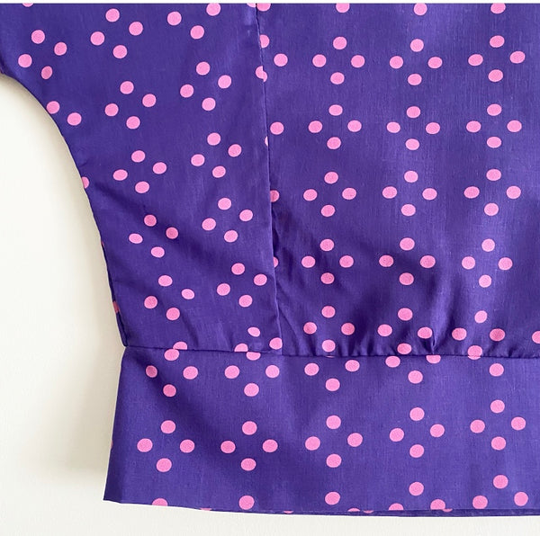 Sample Short sleeve top - Cropped Purple (S)