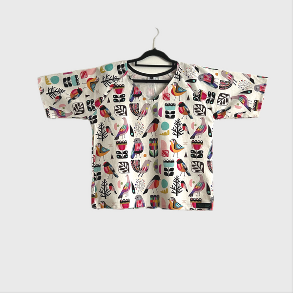 Short sleeve v neck top - Inaluxe (XL)