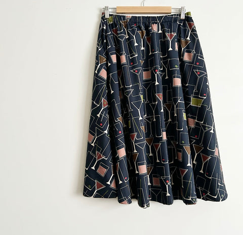 Mid length Skirt - Cocktail Hour (L)