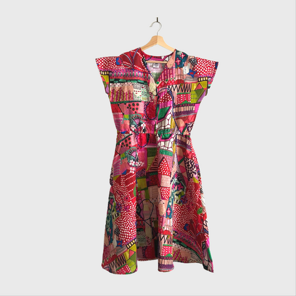 Jasmine Dress - Miss Moresby Parade Red