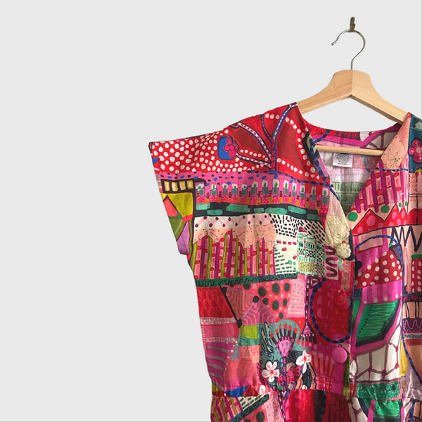 Jasmine Dress - Miss Moresby Parade Red