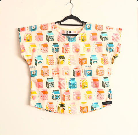 Short sleeve - Juice Box top in Blush (L)