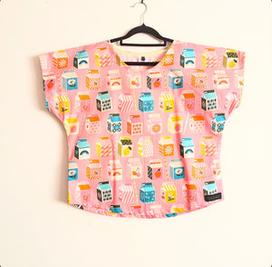 Short sleeve - Juice Box top in Sorbet (L)