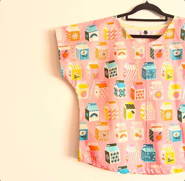 Short sleeve - Juice Box top in Sorbet (L)