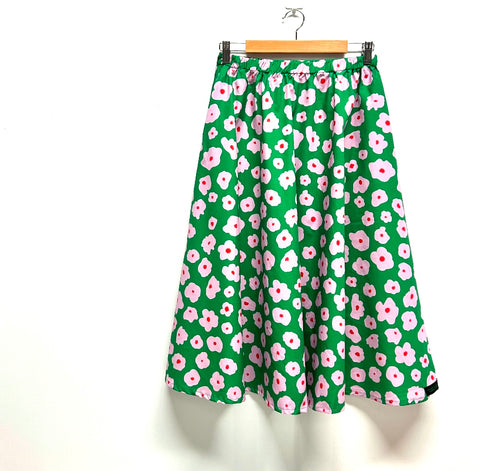 Mid length Skirt - Garden Peony (L)