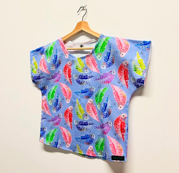 Short sleeve - DOOPS Budgies top (M)