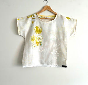 Short sleeve - Sunshine Nani Iro top in Double Gauze (M)