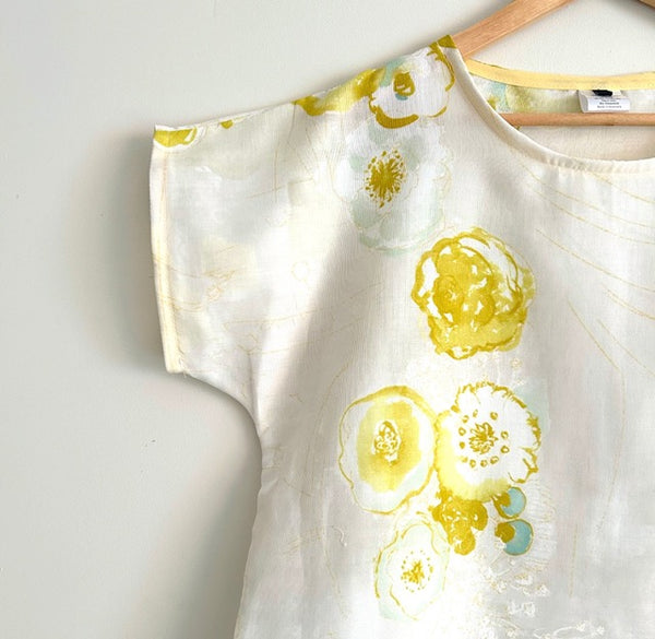 Short sleeve - Sunshine Nani Iro top in Double Gauze (M)