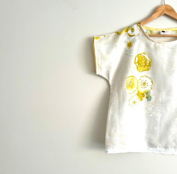 Short sleeve - Sunshine Nani Iro top in Double Gauze (M)