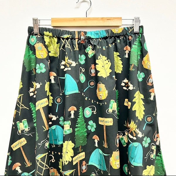 Mid length Skirt - Round the Campfire (L)