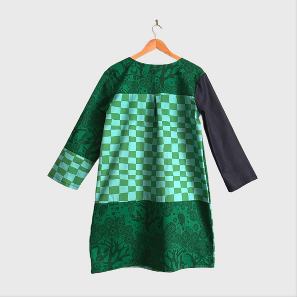 Artista No Waste Dress - Mikko and Checks (M)
